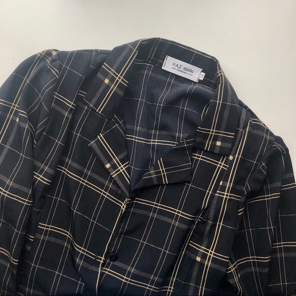 HAZ Studio - Yesstyle Plaid Shirt Dress - Picture 11 of 14